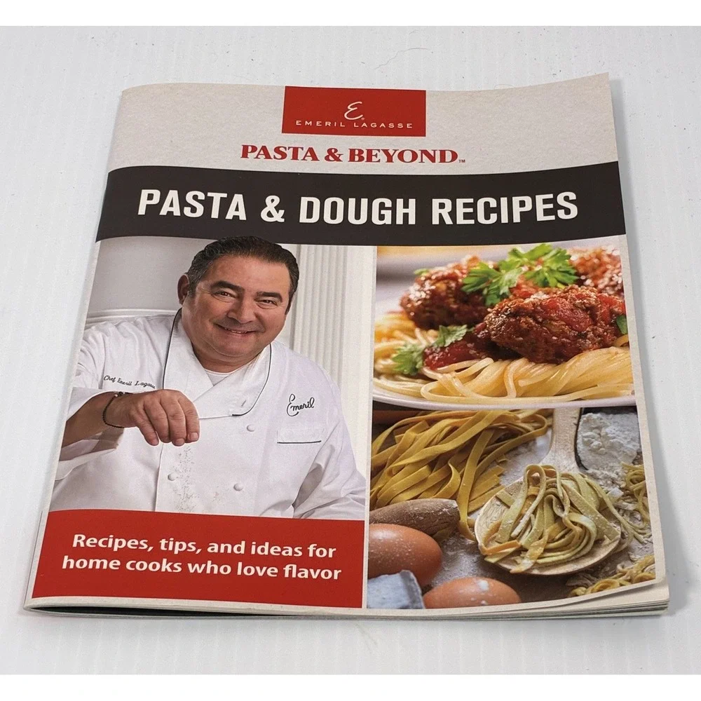 Emeril Lagasse Pasta & Beyond Pasta & Dough Recipes Cookbook Booklet Softcover